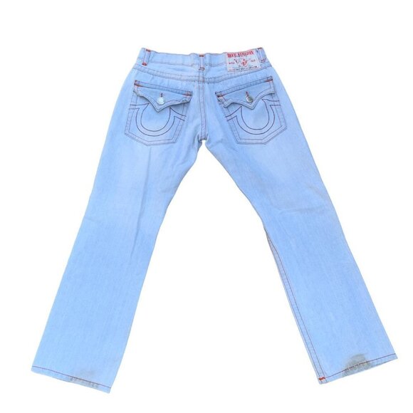Vintage True Religion Jeans Size 34 BILLY BIG T Blue - Picture 3 of 10